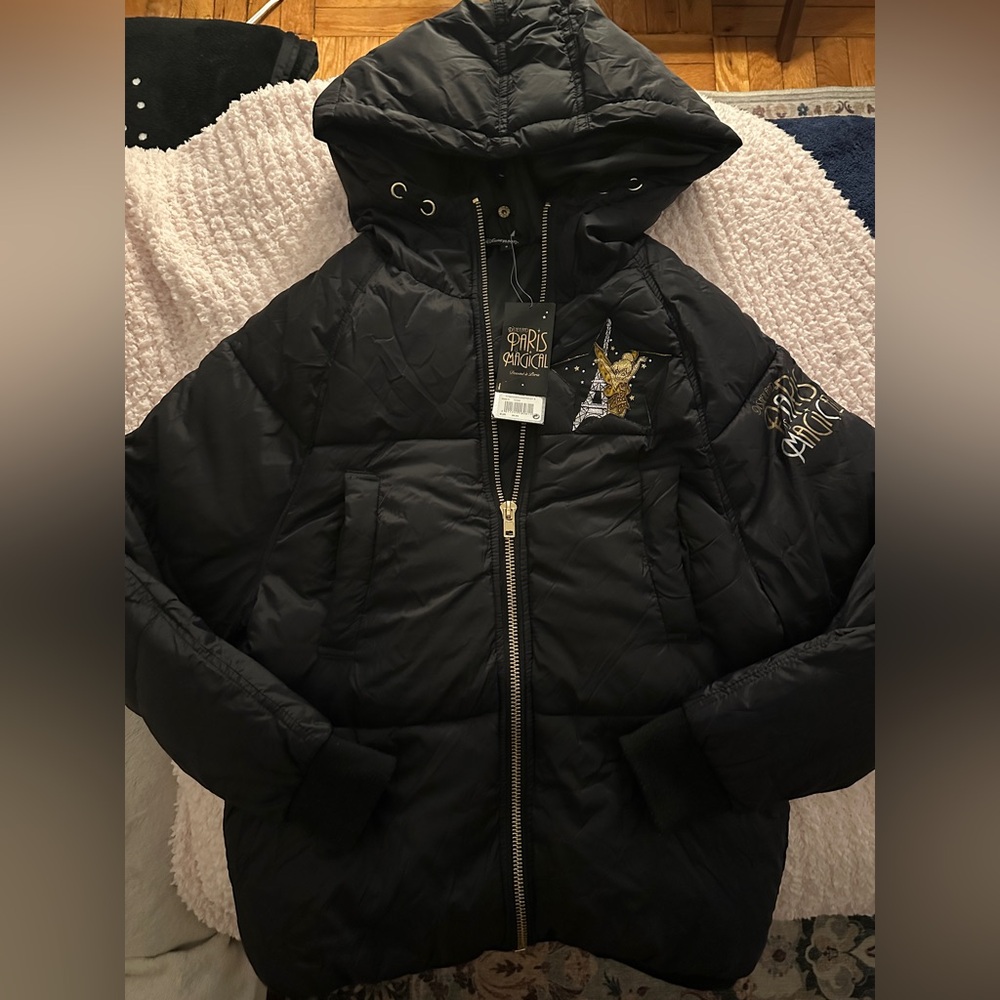 Tinkerbell Puffer Hoodie Jacket - Disneyland Paris